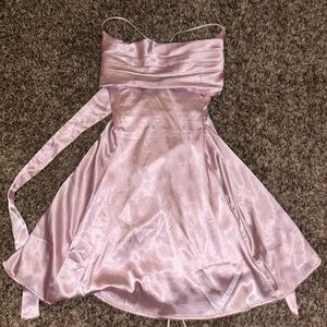 Pink dora a line homecoming dress Lucy in the sky